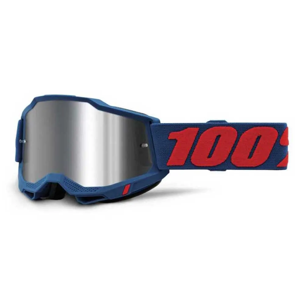 100% Accuri 2 Odeon Brille, Blue, Silver Flash Mirror/CAT3 100% Accuri 2 Odeon Brille, Blue, Silver Flash Mirror/CAT3