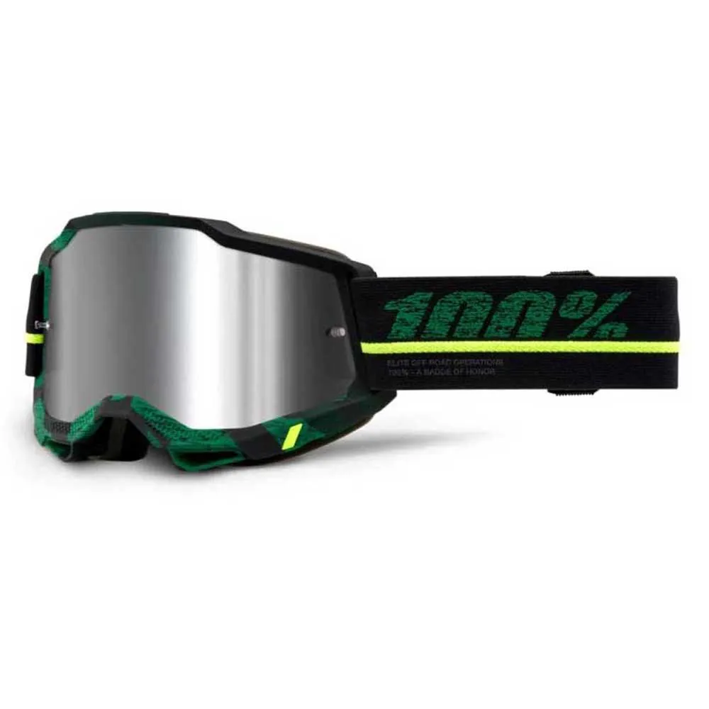 100% Accuri 2 Overlord Brille, Black, Silver Mirror/CAT3 100% Accuri 2 Overlord Brille, Black, Silver Mirror/CAT3