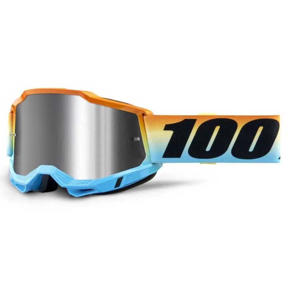 100% Accuri 2 Sunset Brille, Multicolor, Silver Flash Mirror/CAT3