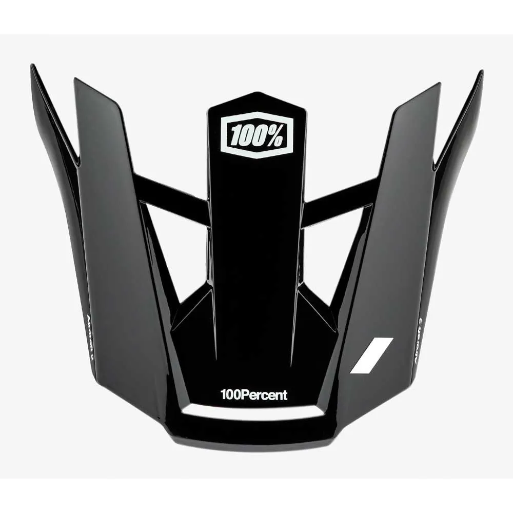 100% Aircraft 2 Downhillhelm, Black / white