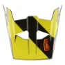100% Aircraft Ltd Ersatzvisier Für Helm, Neon yellow