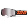 100% Armega Blacktail Brille, Black, Hiper Silver Mirror/CAT3
