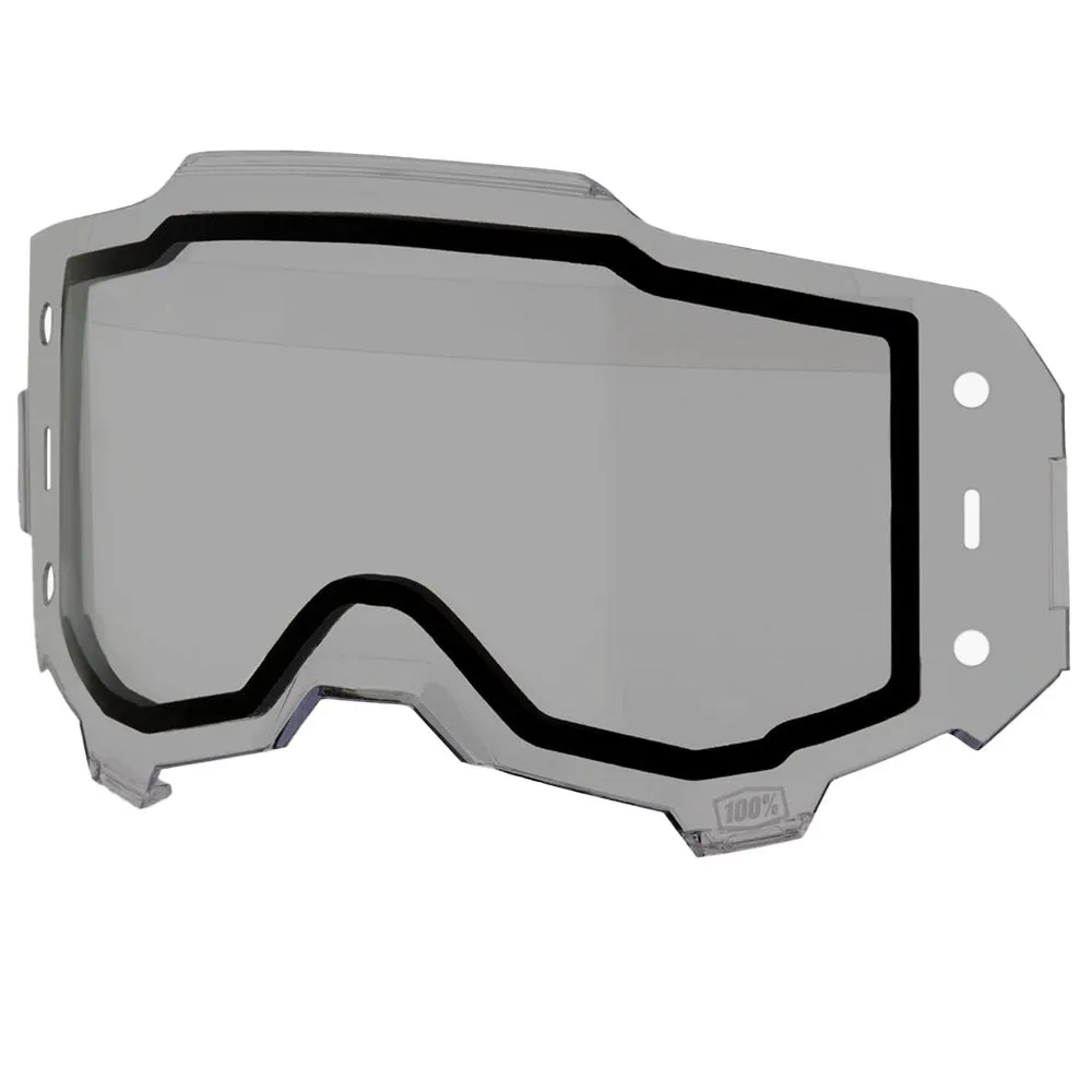 100% Armega Forecast Ersatzlinsen, Clear, Dual Pane Smoke/CAT0 100% Armega Forecast Ersatzlinsen, Clear, Dual Pane Smoke/CAT0