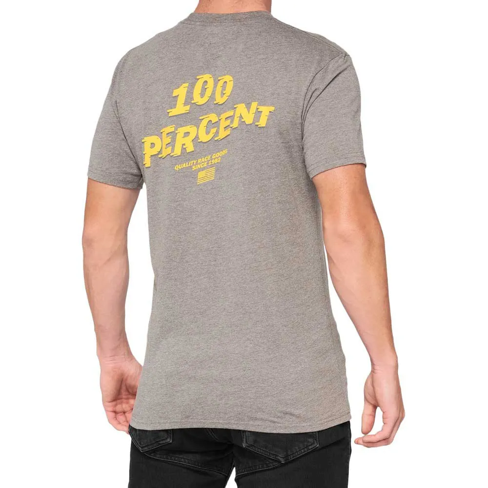 100% Dakota Kurzarm-t-shirt, Heather grey, XL