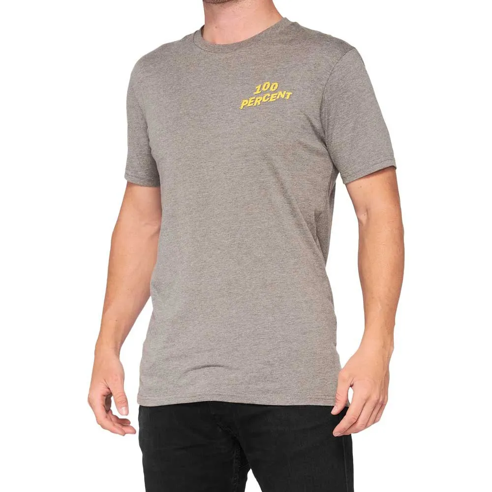 100% Dakota Kurzarm-t-shirt, Heather grey, XL
