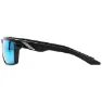 100% Daze Spiegel-sonnenbrille, Matte black, Hiper Blue Multilayer Mirror/CAT3