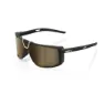 100% Eastcraft Soft Tact Black Soft Gold Mirror Hiper Lens Sonnenbrille unisex, Black / gold, One Size
