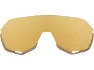 100% Ersatzglas Mirror für S2 Sportbrille, Braun, one_size
