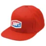 100% Icon Flexfit Kappe, Red