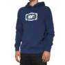 100% Icon Kapuzenpullover, Navy, S