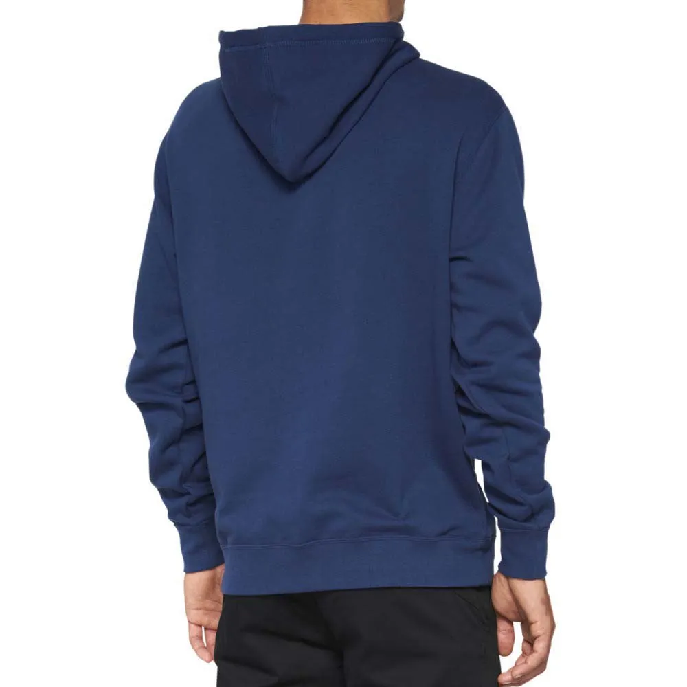 100% Icon Kapuzenpullover, Navy, S