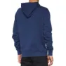 100% Icon Kapuzenpullover, Navy, S