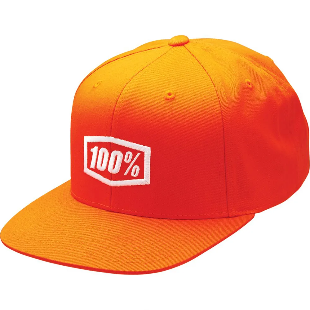 100% Icon Snapback-cap, Orange 100% Icon Snapback-cap, Orange