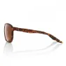 100% Konnor Polarisierte Sonnenbrille, Soft tact havana, Bronze Peakpolar/CAT3