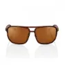 100% Konnor Polarisierte Sonnenbrille, Soft tact havana, Bronze Peakpolar/CAT3