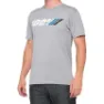 100% Motorrad Kurzarm-t-shirt, Grey, M