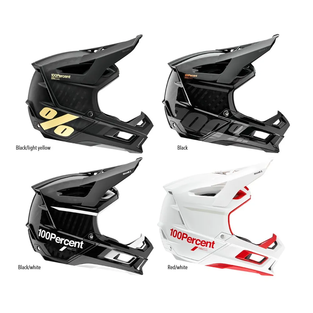 100% Mountain Bike 100% Aircraft 2 Sp21 Downhillhelm, Rouge / blanc 100% Mountain Bike 100% Aircraft 2 Sp21 Downhillhelm, Rouge / blanc
