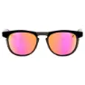 100% Osfa 6 Spiegel-sonnenbrille, Polished black, Purple Multilayer Mirror/CAT3
