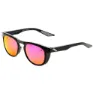 100% Osfa 6 Spiegel-sonnenbrille, Polished black, Purple Multilayer Mirror/CAT3