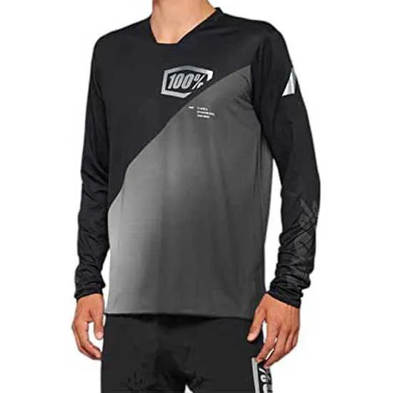 100% R-core X Langarm-trikot, Black / grey, M