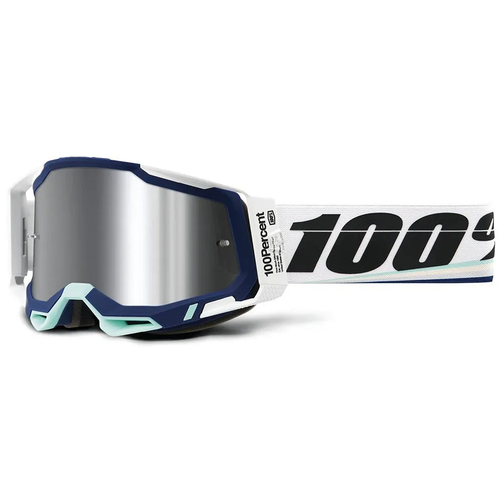 100% Racecrfat 2 Brille, Arsham, Silver Flash Mirror/CAT3
