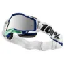 100% Racecrfat 2 Brille, Arsham, Silver Flash Mirror/CAT3