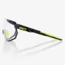 100% Racetrap 3.0 Photochrome Sonnenbrille, Gloss black, Photocromic/CAT1-3