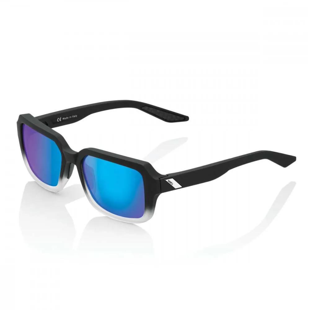 100% Rideley Sonnenbrille, Soft tact fade black, Soft Tact Fade Black Blue Mirror/CAT3 100% Rideley Sonnenbrille, Soft tact fade black, Soft Tact Fade Black Blue Mirror/CAT3