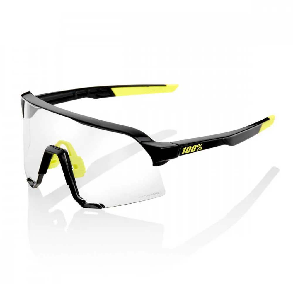 100% S3 Photochrome Sonnenbrille, Gloss black, Photochromic/CAT0-2 100% S3 Photochrome Sonnenbrille, Gloss black, Photochromic/CAT0-2