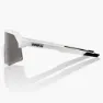100% S3 Sonnenbrille, Matte white, Hiper Blue Multilayer Mirror Lens/CAT3