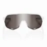 100% Sonnenbrillen S2 BORA Hans Grohe Team Weiß, Hiper silver mirror