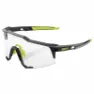 100% Sonnenbrillen Speedcraft, Schwarzglänzendes photochromes glas