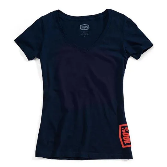 100% Source Kurzarm-t-shirt, Navy, L 100% Source Kurzarm-t-shirt, Navy, L