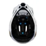 100% Trajecta Fidlock Downhillhelm, Ranelagh silver