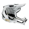 100% Trajecta Fidlock Downhillhelm, Ranelagh silver