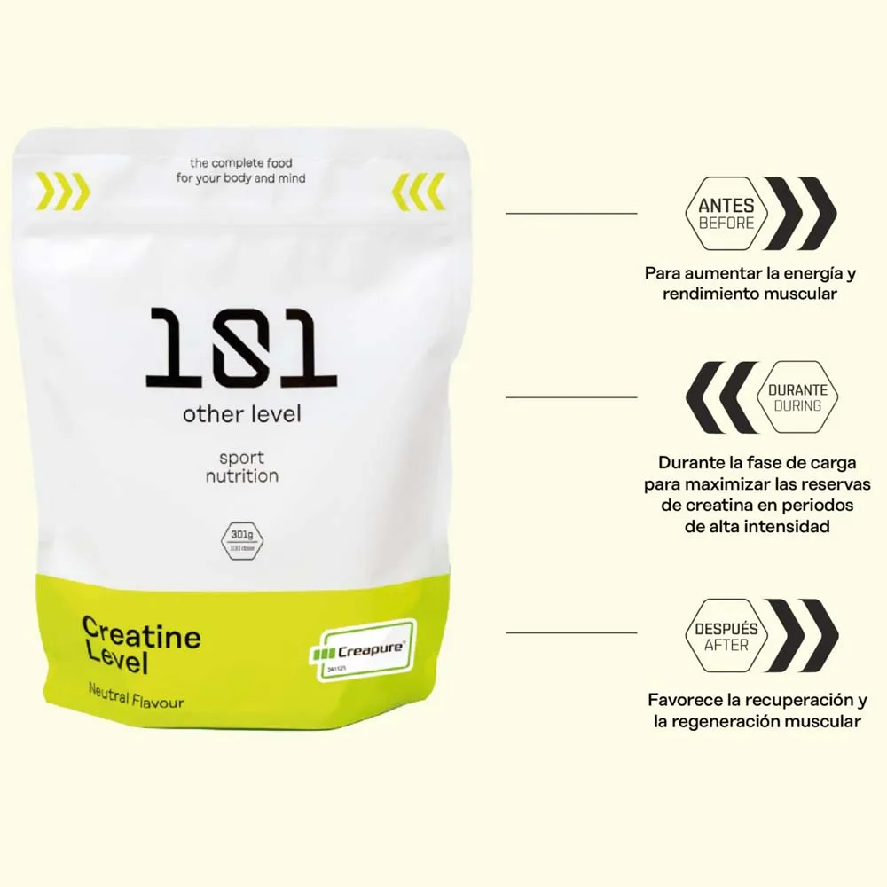 101 Other Level Creapure Kreatinpulver 300g, One size 101 Other Level Creapure Kreatinpulver 300g, One size