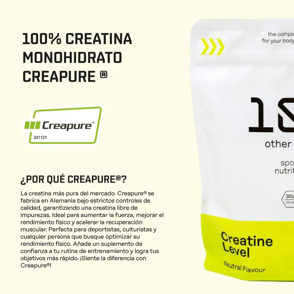 101 Other Level Creapure Kreatinpulver 300g, One size 101 Other Level Creapure Kreatinpulver 300g, One size