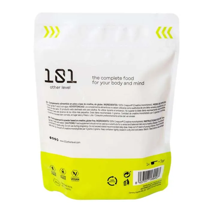 101 Other Level Creapure Kreatinpulver 300g, One size 101 Other Level Creapure Kreatinpulver 300g, One size
