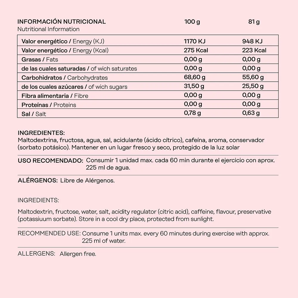 101 Other Level Fructose Gel Level Schachtel Mit Energiegelen 81g 24 Einheiten, One size
