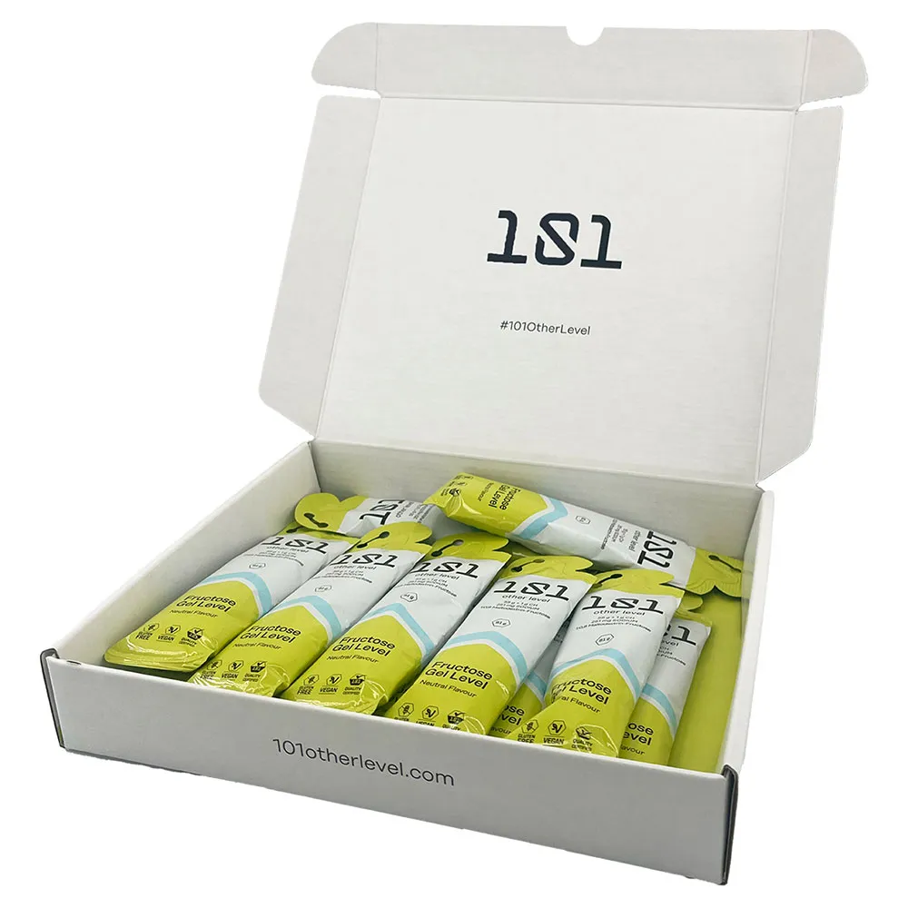 101 Other Level Fructose Gel Level Schachtel Mit Energiegelen Neutraler Geschmack 81g 12 Einheiten, Multicolour, One Size 101 Other Level Fructose Gel Level Schachtel Mit Energiegelen Neutraler Geschmack 81g 12 Einheiten, Multicolour, One Size