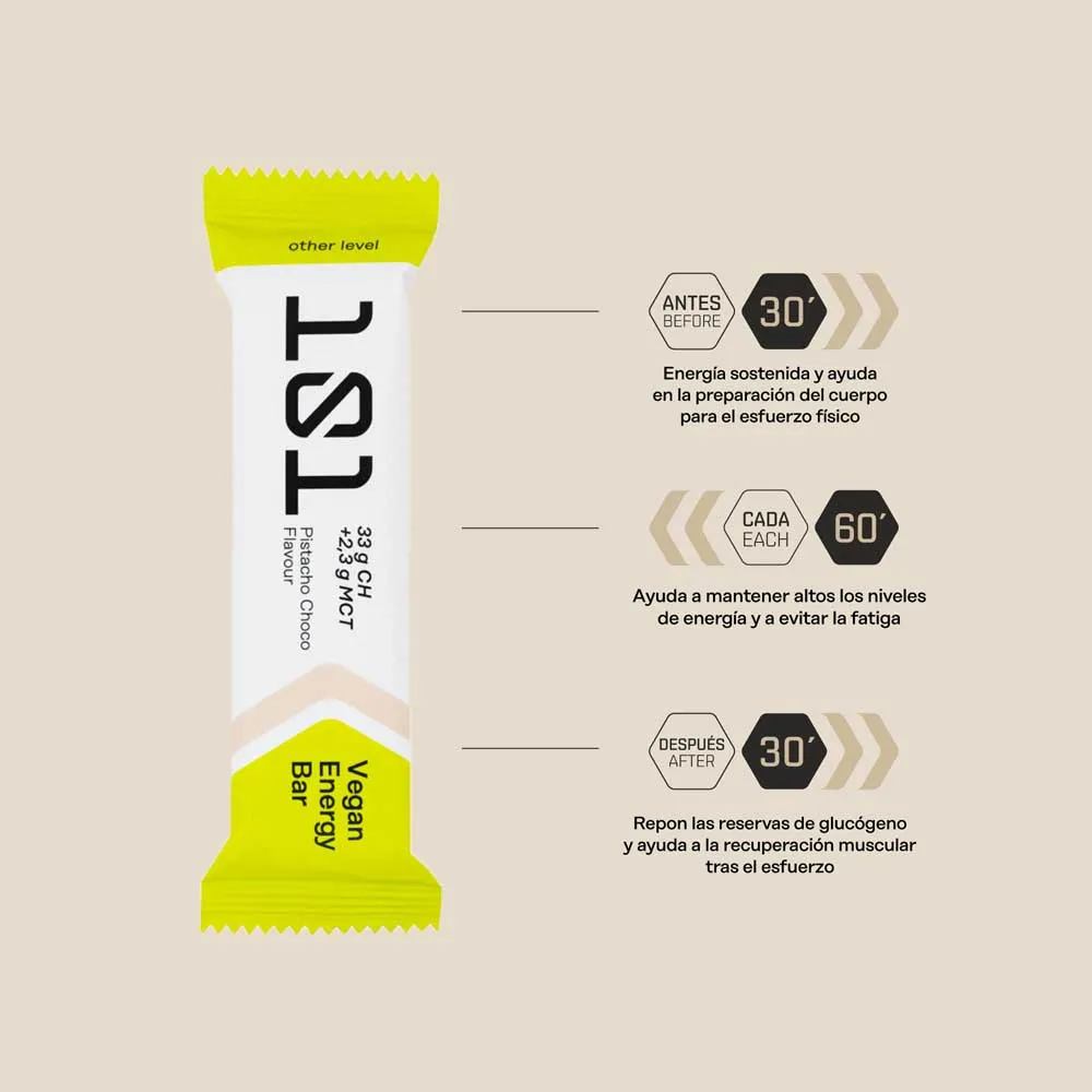 101 Other Level Schachtel Mit Veganen Energieriegeln Schokolade Und Pistazie 51g 30 Einheiten, One size 101 Other Level Schachtel Mit Veganen Energieriegeln Schokolade Und Pistazie 51g 30 Einheiten, One size