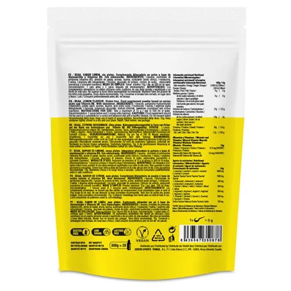 226ERS Bcaa 8:1:1 300 Zitrone, Neutral, 300g 226ERS Bcaa 8:1:1 300 Zitrone, Neutral, 300g