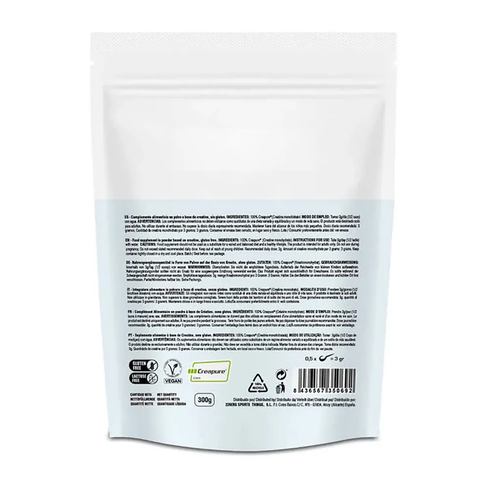 226ERS Creapure Kreatinpulver Neutraler Geschmack 300g, One size 226ERS Creapure Kreatinpulver Neutraler Geschmack 300g, One size