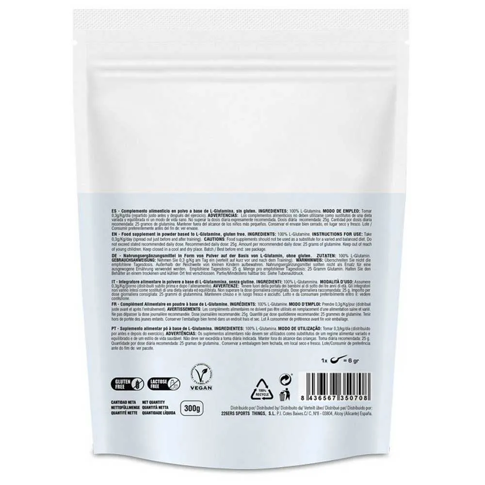 226ERS Glutamin Neutraler Geschmack 300g, One size