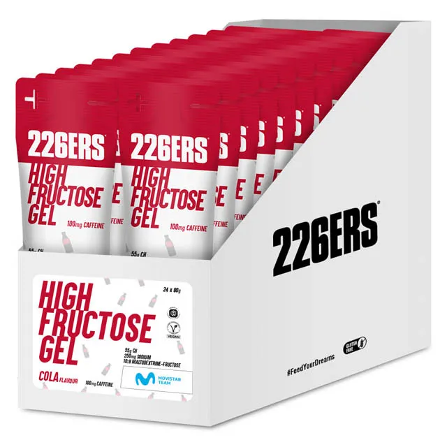226ERS High Fructose Caffeine Schachtel Mit Energiegelen Cola 44g 32 Einheiten, Multicolor, One Size 226ERS High Fructose Caffeine Schachtel Mit Energiegelen Cola 44g 32 Einheiten, Multicolor, One Size