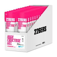 226ERS High Fructose Schachtel Mit Energiegelen Erdbeere 80g 24 Einheiten