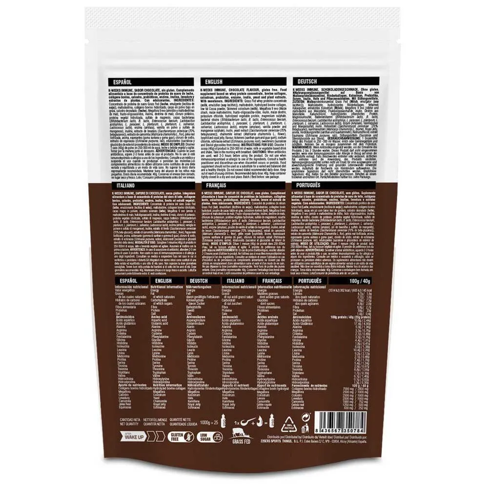 226ERS K-weeks Immune Energietrankpulver Shokolade 1kg, One size 226ERS K-weeks Immune Energietrankpulver Shokolade 1kg, One size