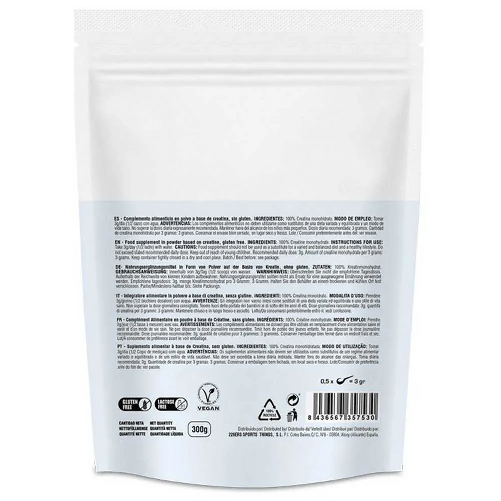 226ERS Kreatinpulver Neutraler Geschmack 300g, One size 226ERS Kreatinpulver Neutraler Geschmack 300g, One size