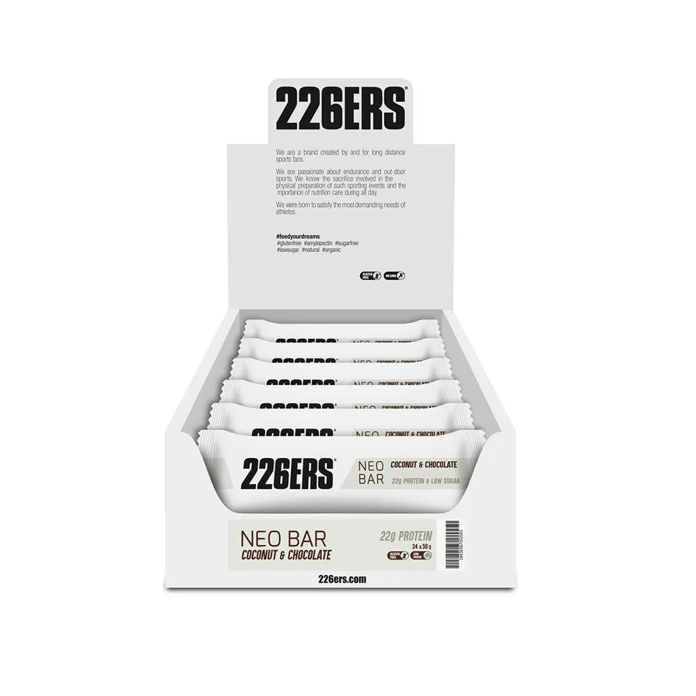 226ERS Neo Proteinriegelbox Kokosnuss Und Schokolade 22g 24 Einheiten, One size 226ERS Neo Proteinriegelbox Kokosnuss Und Schokolade 22g 24 Einheiten, One size