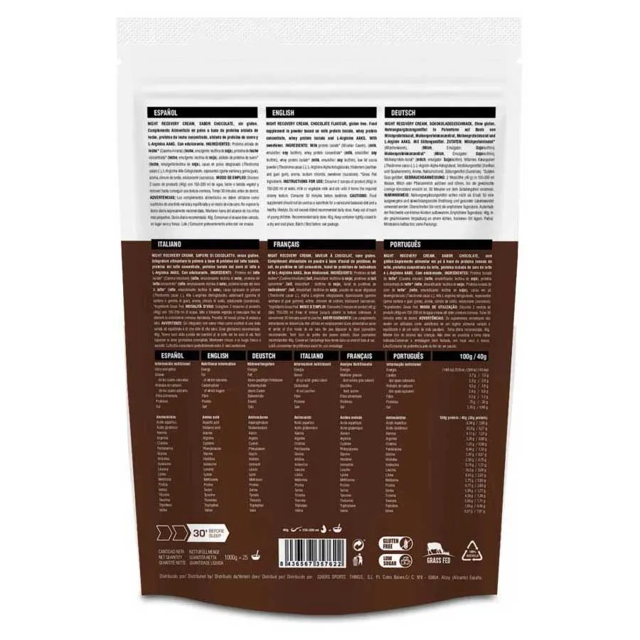 226ERS Night Recovery Cream 2.0 1kg Protein-schokolade, Multicolour, One Size 226ERS Night Recovery Cream 2.0 1kg Protein-schokolade, Multicolour, One Size